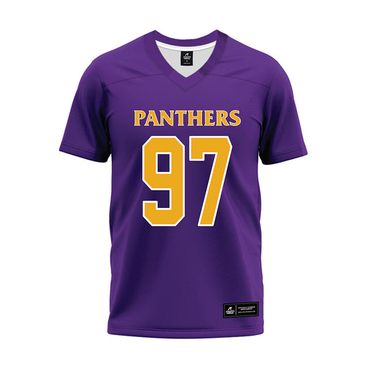 PVAMU - NCAA Football : Carlos Villagomez - Purple Premium Football Jersey-0
