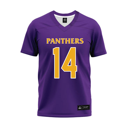 PVAMU - NCAA Football : Deuce Barrington - Purple Premium Football Jersey-0