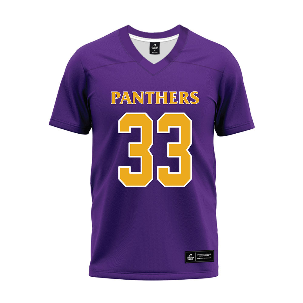 PVAMU - NCAA Football : Kheagian Heckaman - Purple Premium Football Jersey-0