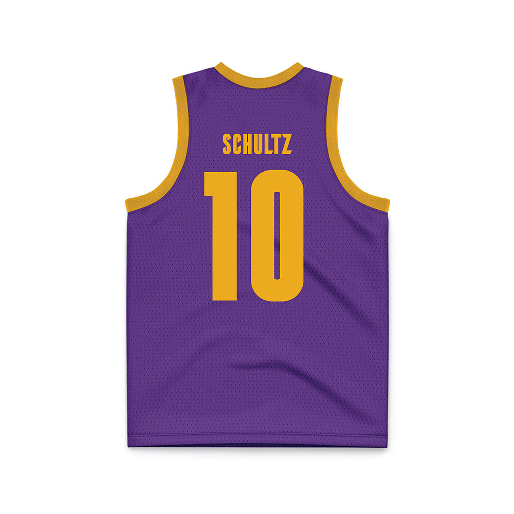 PVAMU - NCAA Women's Basketball : Crystal Schultz - Purple Basketball Jersey-1