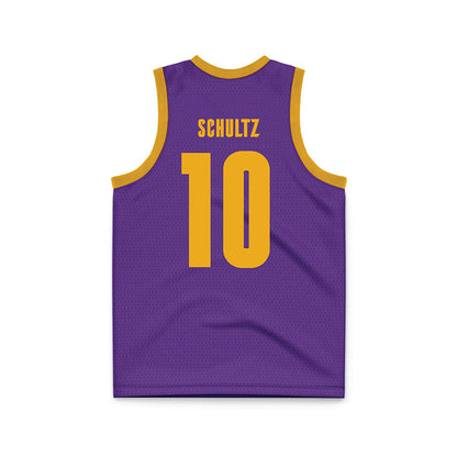 PVAMU - NCAA Women's Basketball : Crystal Schultz - Purple Basketball Jersey-1