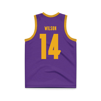 PVAMU - NCAA Women's Basketball : Carrington Wilson - Purple Basketball Jersey-1