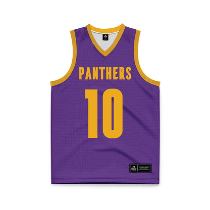 PVAMU - NCAA Women's Basketball : Crystal Schultz - Purple Basketball Jersey-0