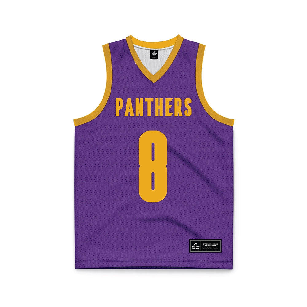 PVAMU - NCAA Women's Basketball : Jacque Giron - Purple Basketball Jersey-0