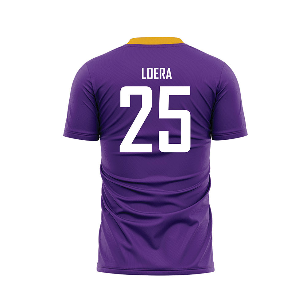 PVAMU - NCAA Women's Soccer : Mariah Loera - Purple Soccer Jersey-1