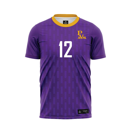 PVAMU - NCAA Women's Soccer : Chloe Wiggins - Purple Soccer Jersey-0