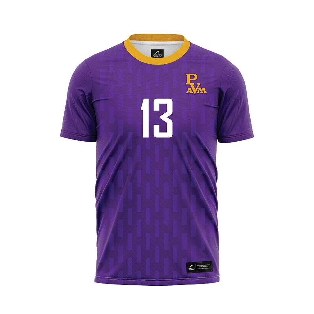 PVAMU - NCAA Women's Soccer : Baileigh Williams - Purple Soccer Jersey-0