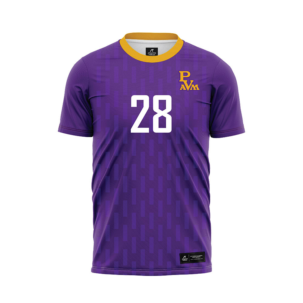 PVAMU - NCAA Women's Soccer : Yasemina Harris - Purple Soccer Jersey-0