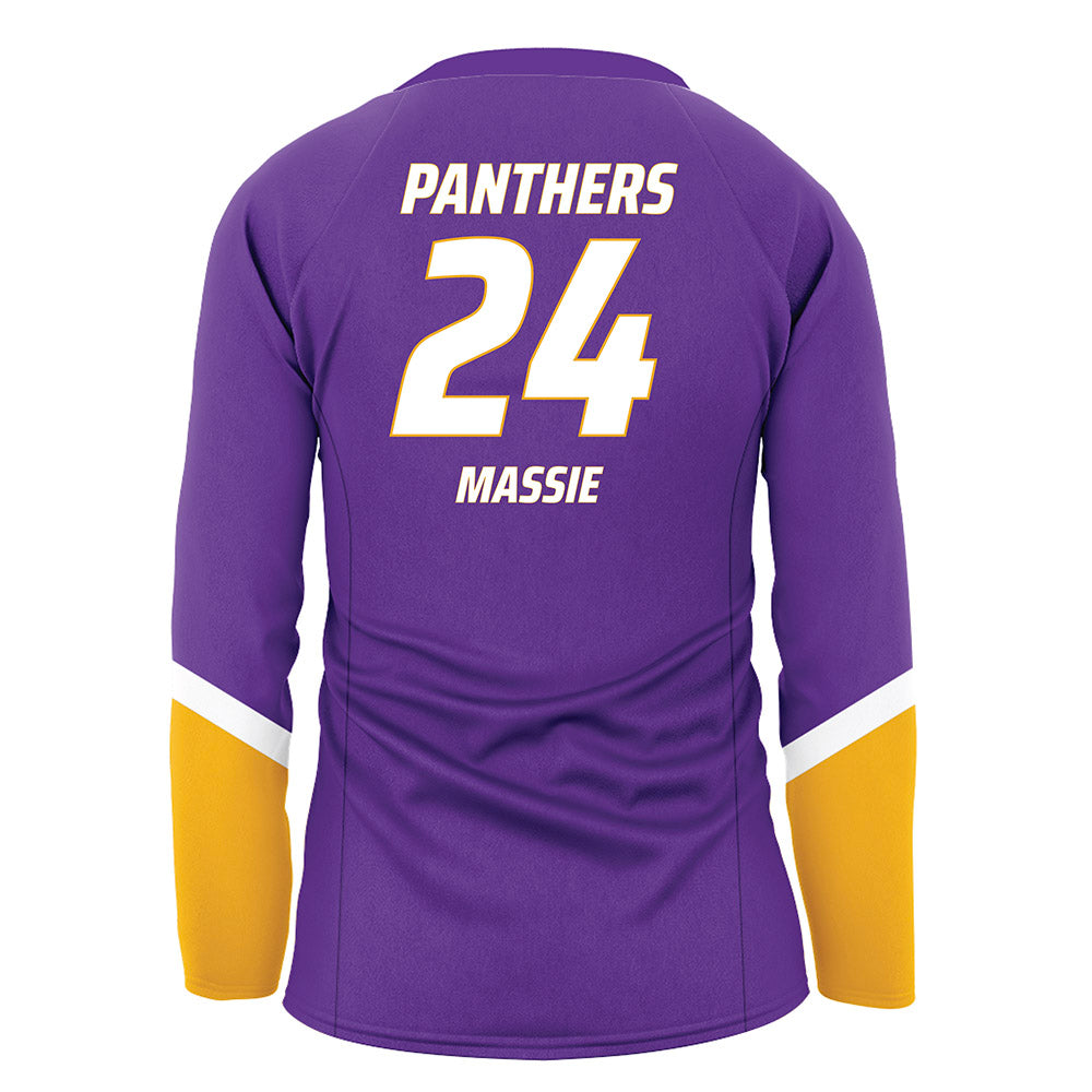 PVAMU - NCAA Women's Volleyball : Kenedy Massie - Purple Volleyball Jersey-1
