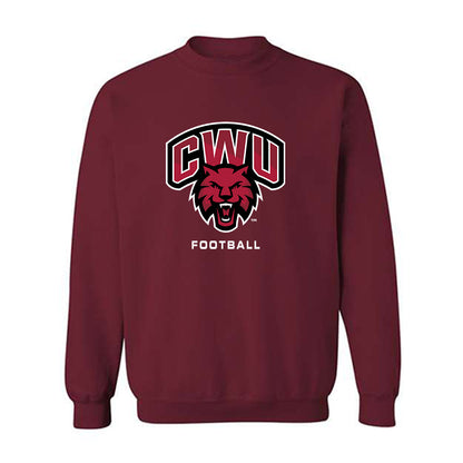 CWU - NCAA Football : Jerimyah Mitchell - Classic Shersey Crewneck Sweatshirt-0