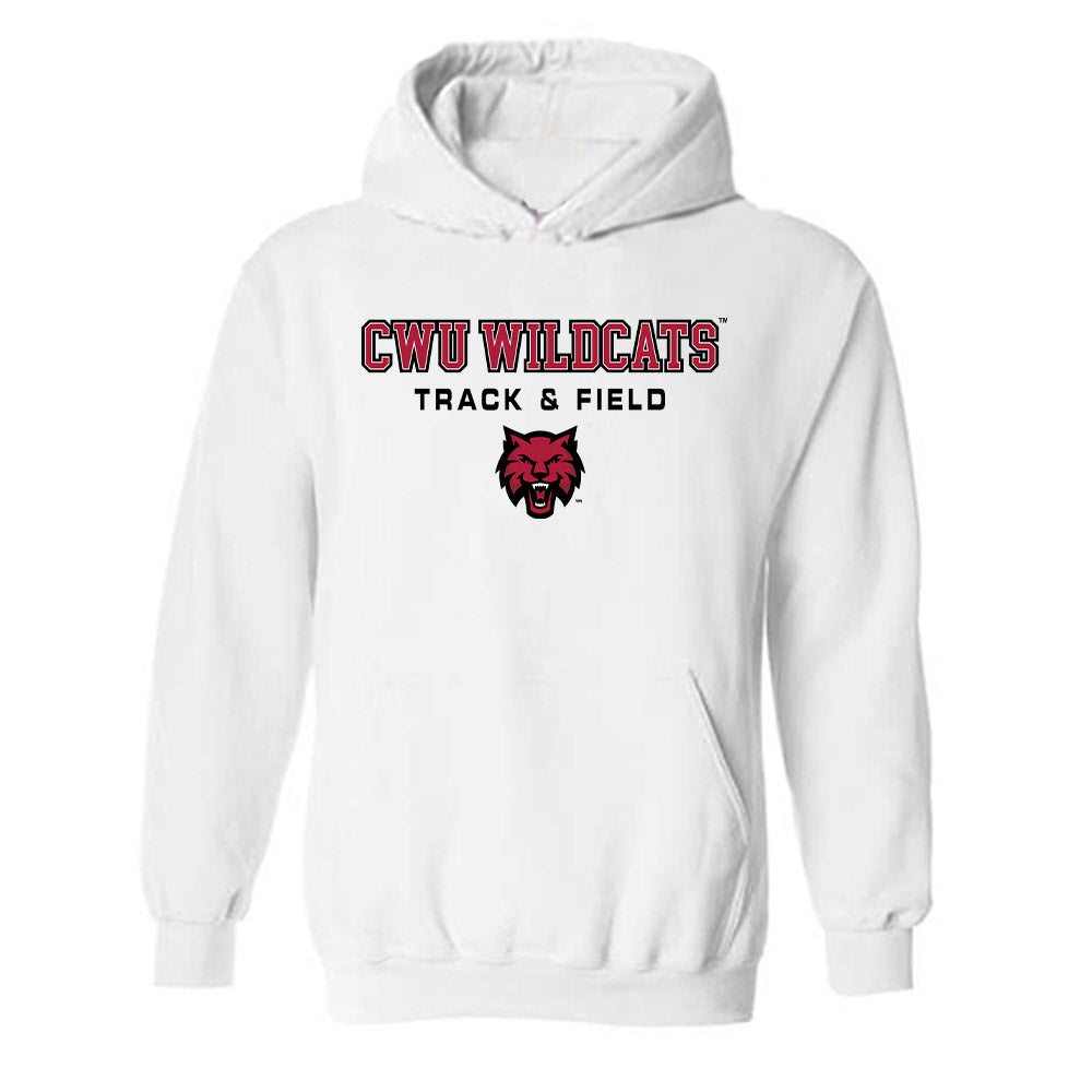 CWU - NCAA Women's Track & Field : Elia Baker - Classic Shersey Hooded Sweatshirt-0