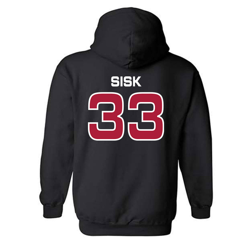 CWU - NCAA Men's Basketball : Calvin Sisk - Classic Shersey Hooded Sweatshirt-1
