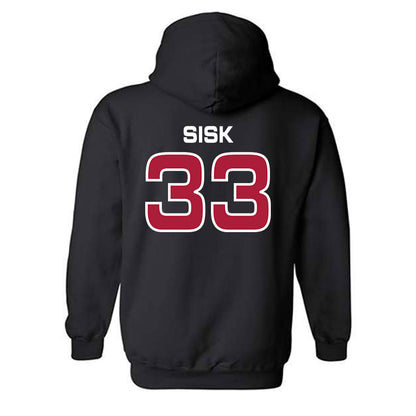CWU - NCAA Men's Basketball : Calvin Sisk - Classic Shersey Hooded Sweatshirt-1