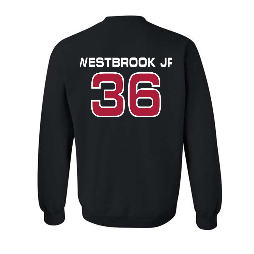 CWU - NCAA Football : Michael Westbrook Jr - Classic Shersey Crewneck Sweatshirt-1