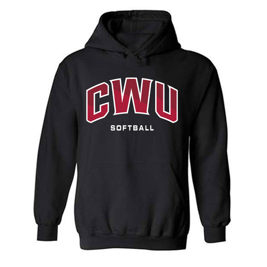 CWU - NCAA Softball : Ellie Gilbert - Classic Shersey Hooded Sweatshirt-0