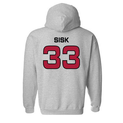 CWU - NCAA Men's Basketball : Calvin Sisk - Classic Shersey Hooded Sweatshirt-1