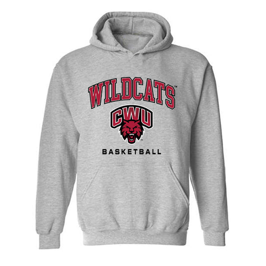 CWU - NCAA Men's Basketball : Calvin Sisk - Classic Shersey Hooded Sweatshirt-0