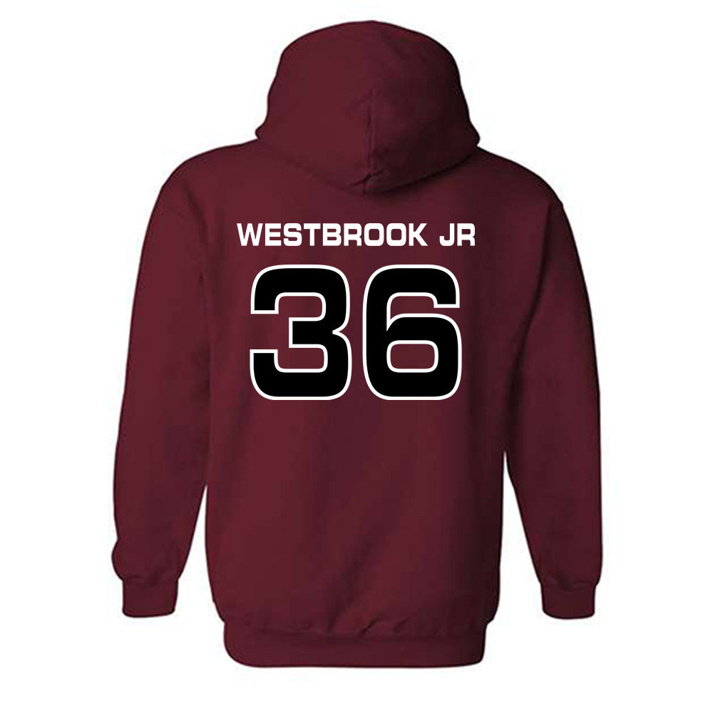 CWU - NCAA Football : Michael Westbrook Jr - Classic Shersey Hooded Sweatshirt-1