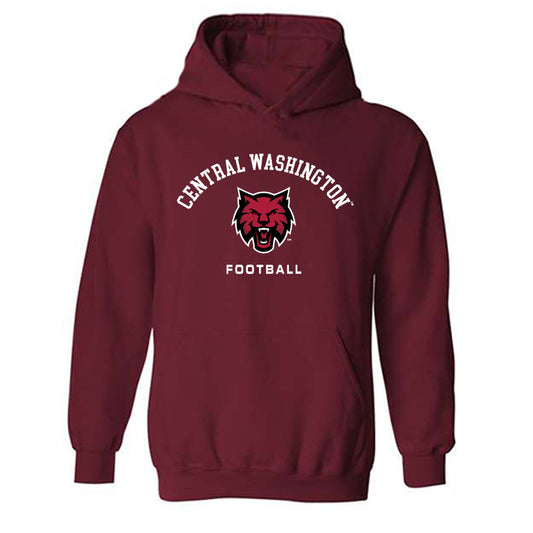 CWU - NCAA Football : Jerimyah Mitchell - Classic Shersey Hooded Sweatshirt-0
