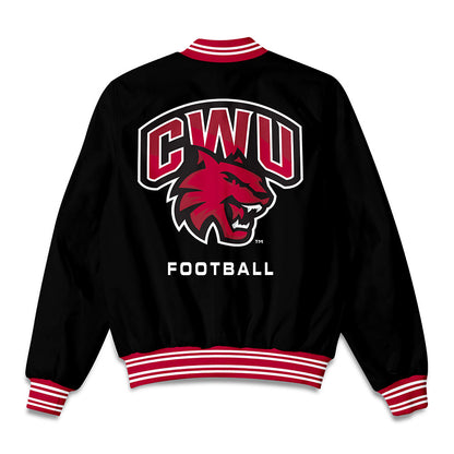 CWU - NCAA Football : Brogan DeAsis - Bomber Jacket-1