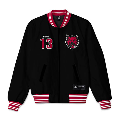 CWU - NCAA Women's Basketball : Capri Sims - Bomber Jacket-0