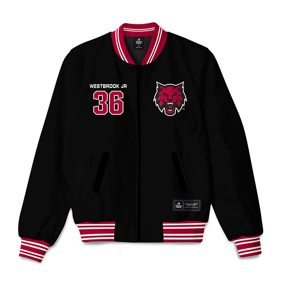 CWU - NCAA Football : Michael Westbrook Jr - Bomber Jacket-0