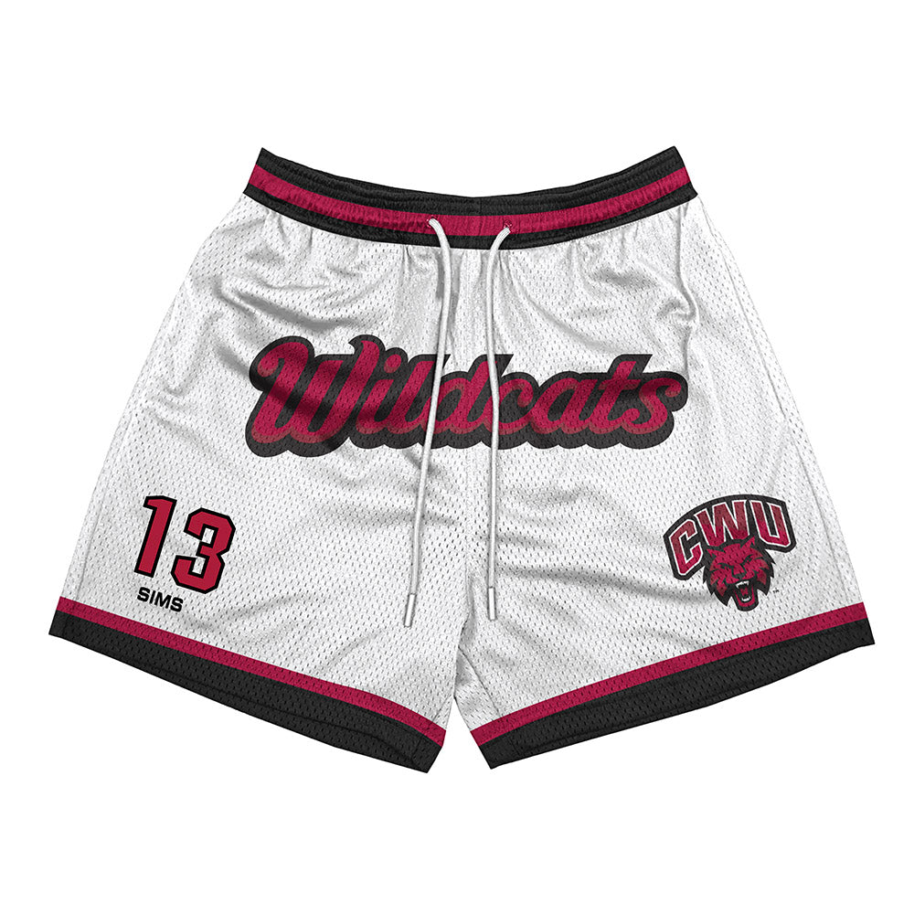 CWU - NCAA Women's Basketball : Capri Sims - Shorts-0