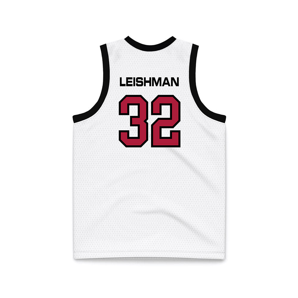 CWU - NCAA Women's Basketball : Rylee Leishman - White Basketball Jersey-1