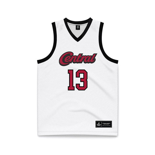 CWU - NCAA Women's Basketball : Capri Sims - White Basketball Jersey-0