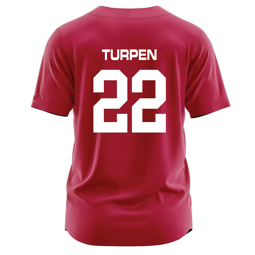 CWU - NCAA Softball : Lizzy Turpen - Crimson Jersey-1