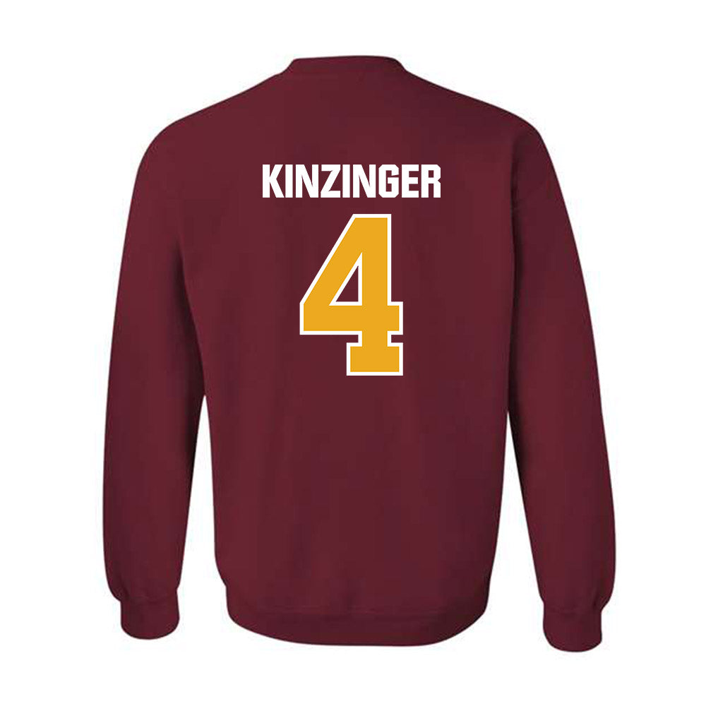undefined - NCAA Women's Soccer : Karley Kinzinger - Crewneck Sweatshirt-1