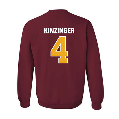 undefined - NCAA Women's Soccer : Karley Kinzinger - Crewneck Sweatshirt-1
