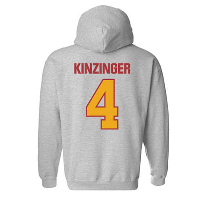 undefined - NCAA Women's Soccer : Karley Kinzinger - Classic Shersey Hooded Sweatshirt-1