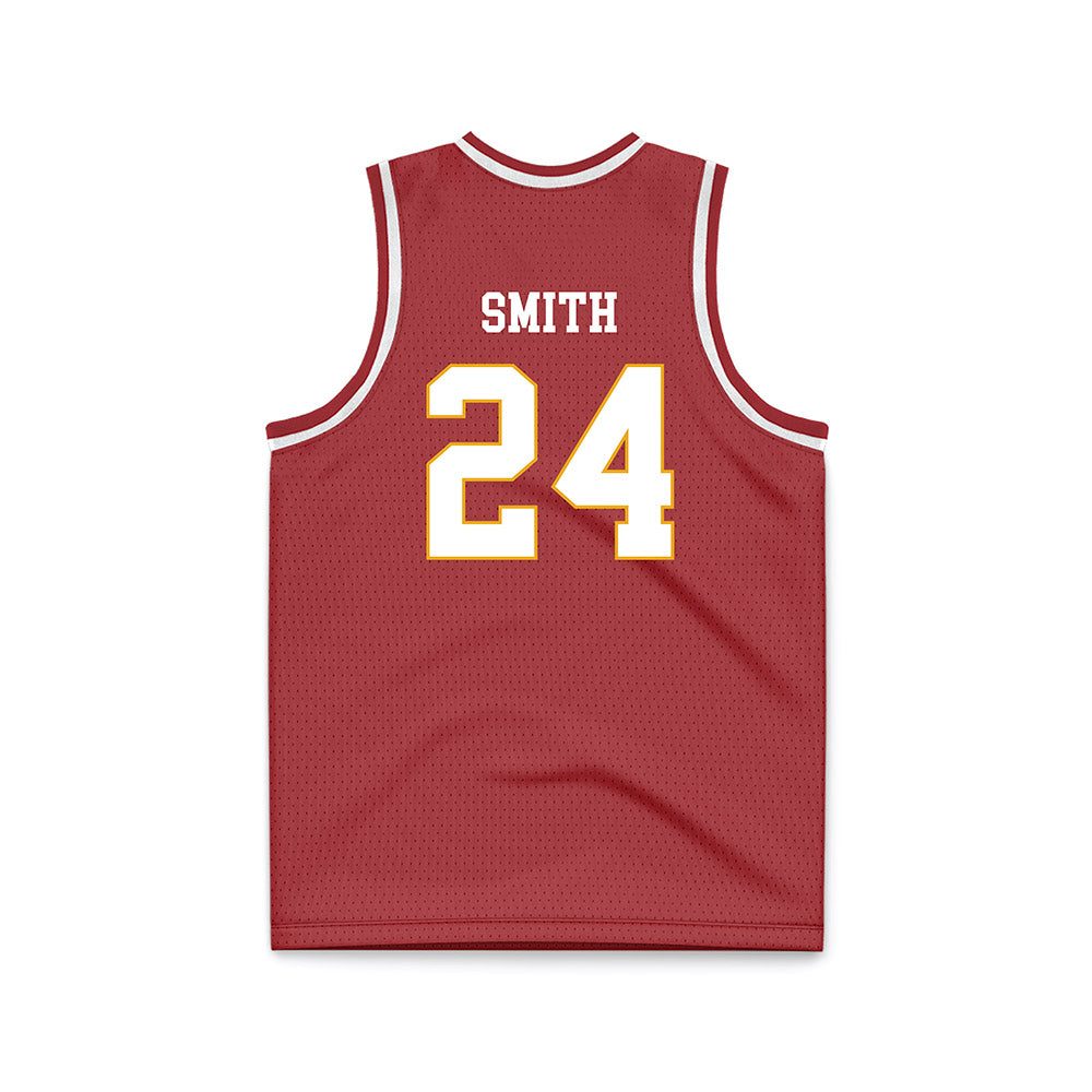 UMSL - NCAA Men's Basketball : Rashad Smith - red Basketball Jersey-1