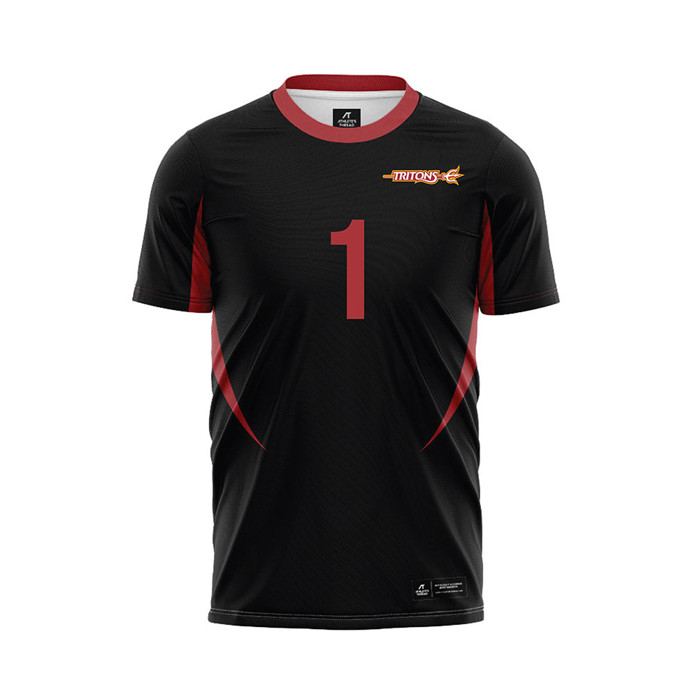 undefined - NCAA Men's Soccer : Jack Franklin - Black Soccer Jersey-0