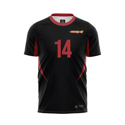 UMSL - NCAA Men's Soccer : Isaac Valverde - Black Soccer Jersey-0