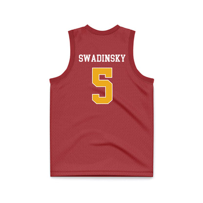 UMSL - NCAA Women's Basketball : Addi Swadinsky - red Basketball Jersey-1
