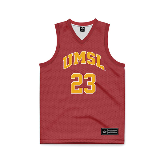 UMSL - NCAA Women's Basketball : Abby Peterson - red Basketball Jersey-0