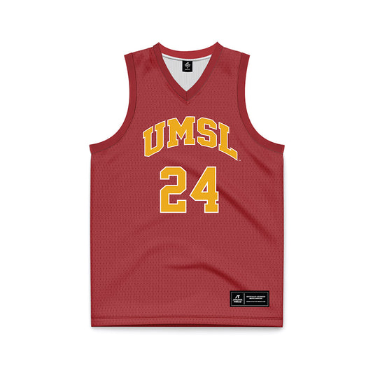 UMSL - NCAA Women's Basketball : Morgan Ramthun - red Basketball Jersey-0