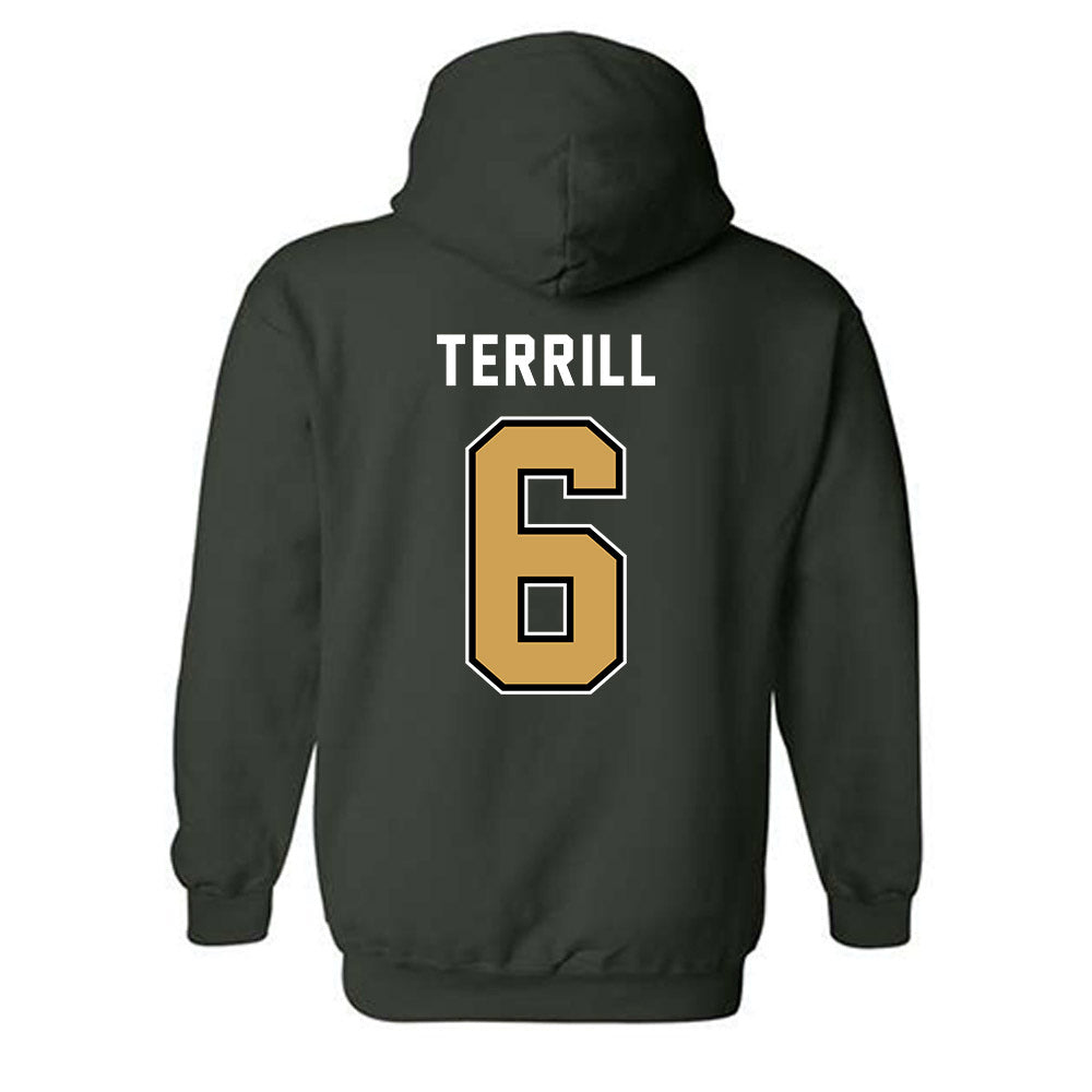 Wright State - NCAA Women's Volleyball : Larsen Terrill - Hooded Sweatshirt-1