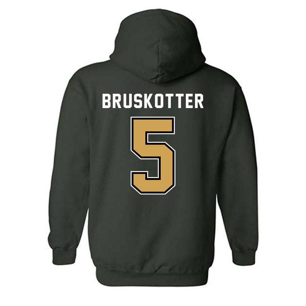 Wright State - NCAA Men's Basketball : Alex Bruskotter - Hooded Sweatshirt-1