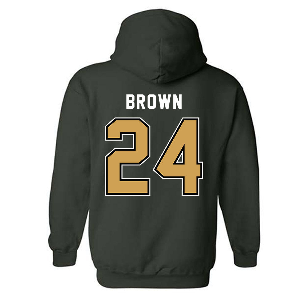 Wright State - NCAA Women's Basketball : Olivia Brown - Hooded Sweatshirt-1