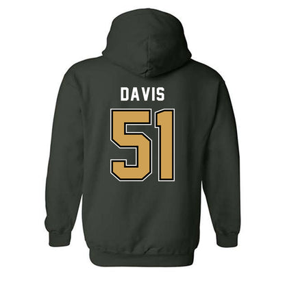 Wright State - NCAA Men's Basketball : Ayden Davis - Hooded Sweatshirt-1