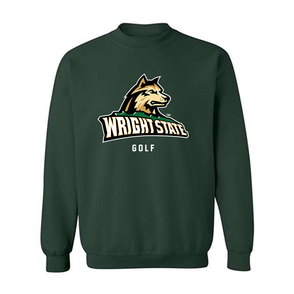 Wright State - NCAA Men's Golf : Adam Horn - Crewneck Sweatshirt-0
