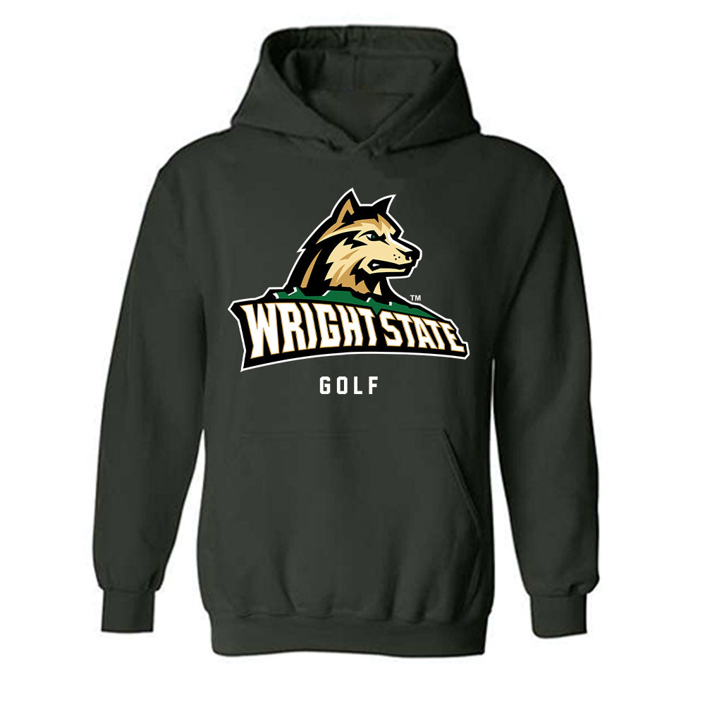 Wright State - NCAA Men's Golf : Timmy Hollenbeck - Hooded Sweatshirt-0