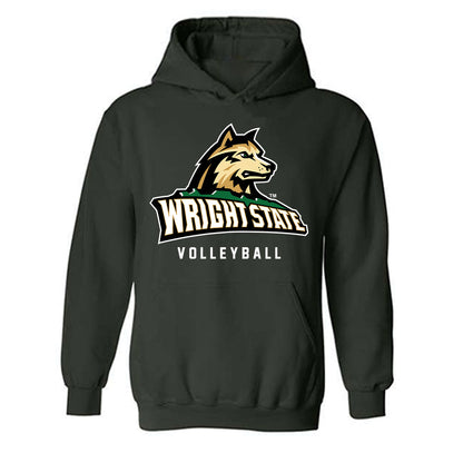 Wright State - NCAA Women's Volleyball : Greta McKee - Hooded Sweatshirt-0