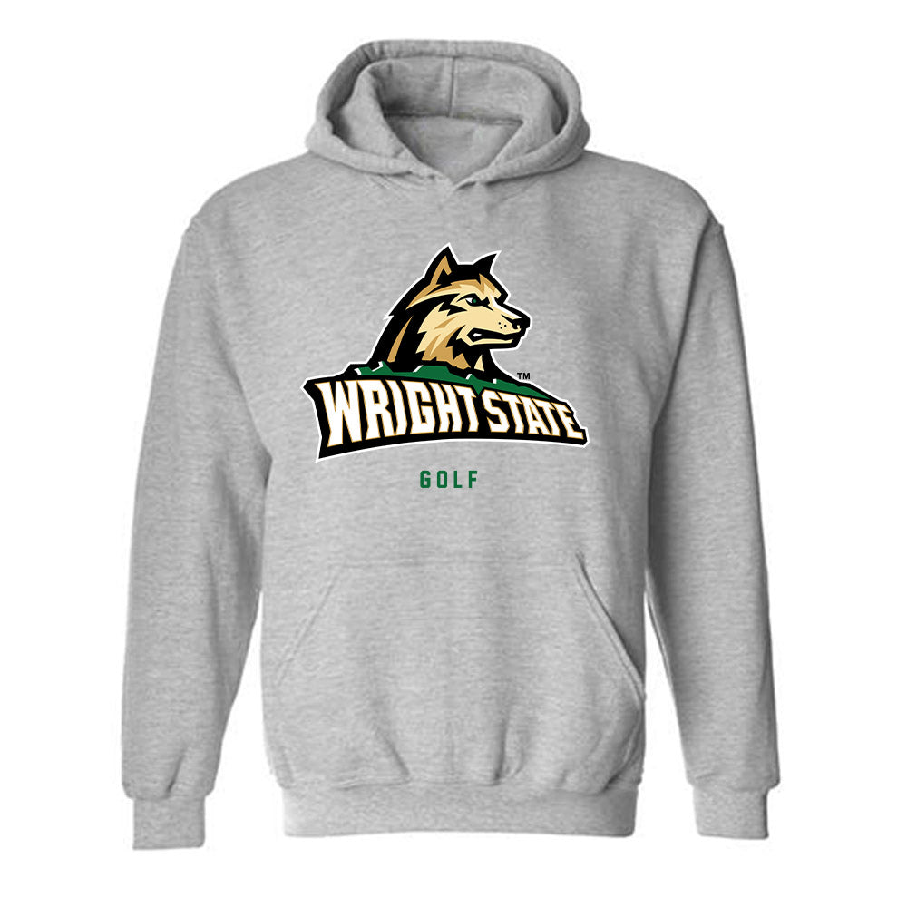 Wright State - NCAA Men's Golf : Adam Horn - Hooded Sweatshirt-0