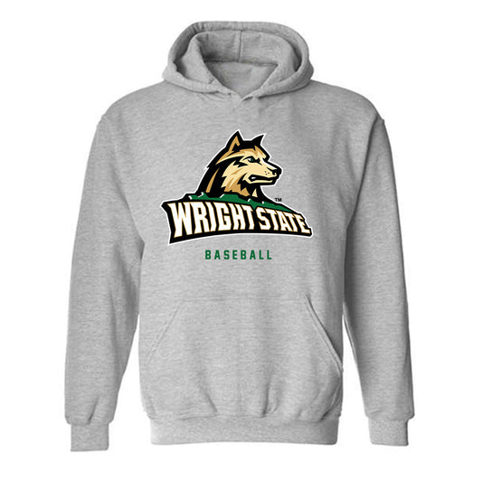 Wright State - NCAA Baseball : Evan Boeckmann - Hooded Sweatshirt-0