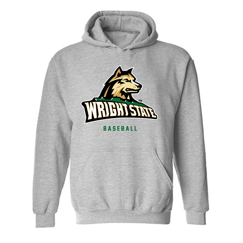 Wright State - NCAA Baseball : Michael Bilo - Hooded Sweatshirt-0
