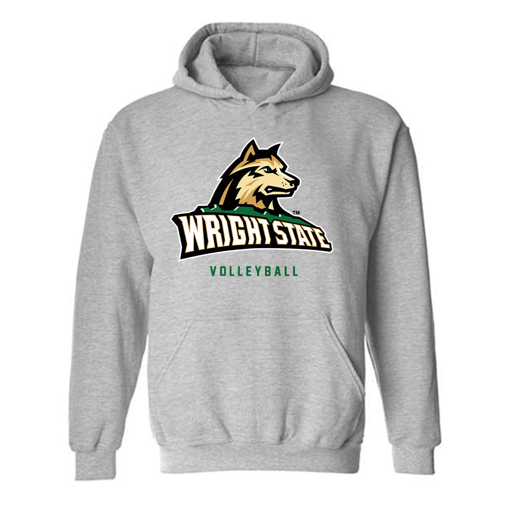 Wright State - NCAA Women's Volleyball : Audrey Hudson - Hooded Sweatshirt-0
